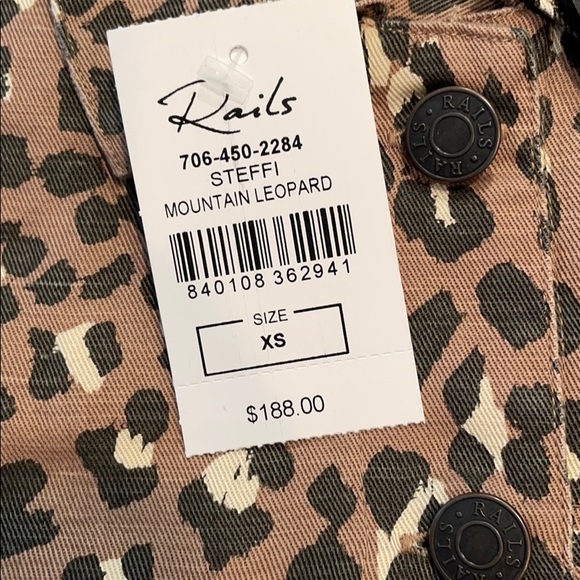 NWT Rails XS leopard jacket - Picture 6 of 6